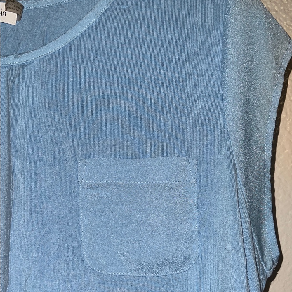 Calvin Klein Light Blue Blouse - Picture 5 of 8